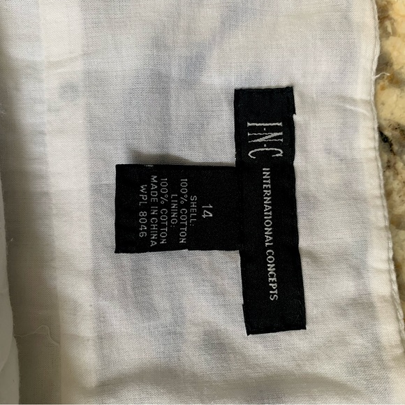 Embroidered wood beads top w thin straps zipper side SZ 14 - Picture 12 of 13